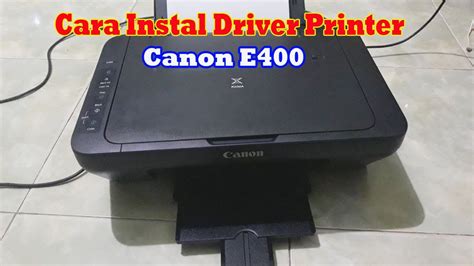 Cara mereset printer Canon E400