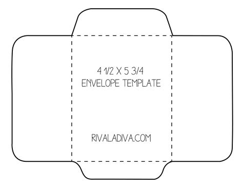 Card And Envelope Template