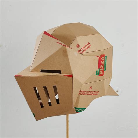 Cardboard Knight Helmet Template