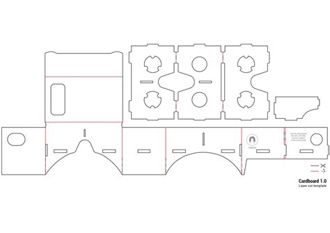 Cardboard Vr Headset Template