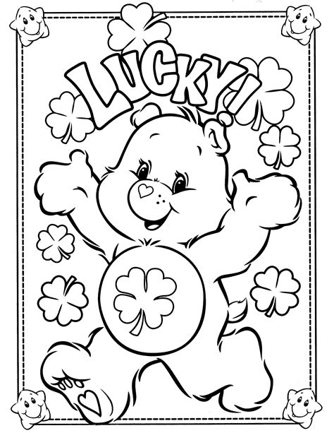 Care Bear Coloring Pages Printable Free