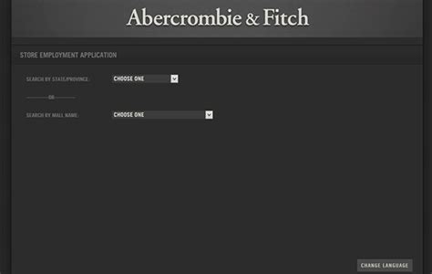 Career Abercrombie Job Application