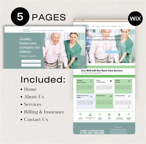 Caregiver Website Templates