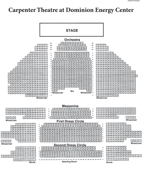 Carpenter Theater Seating Chart