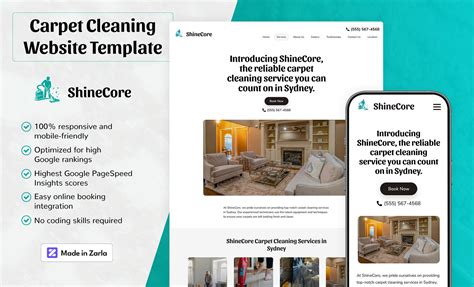 Carpet Cleaning Website Template
