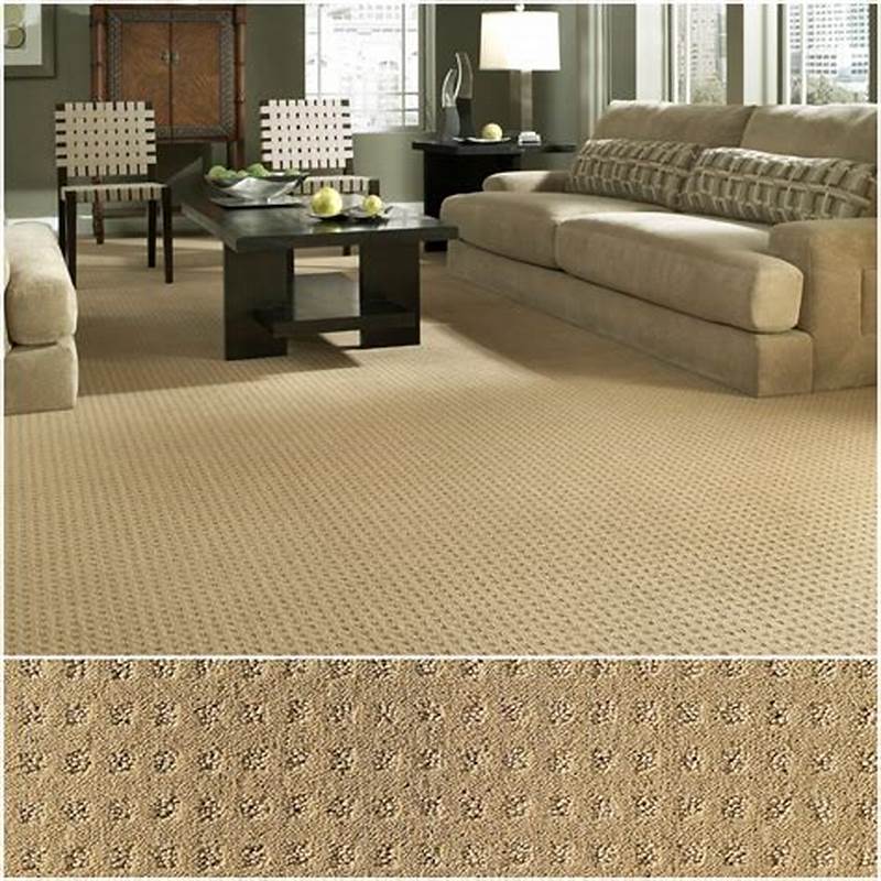 Carpet With Small Square Pattern