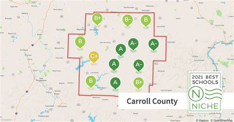 Carroll County School District Map