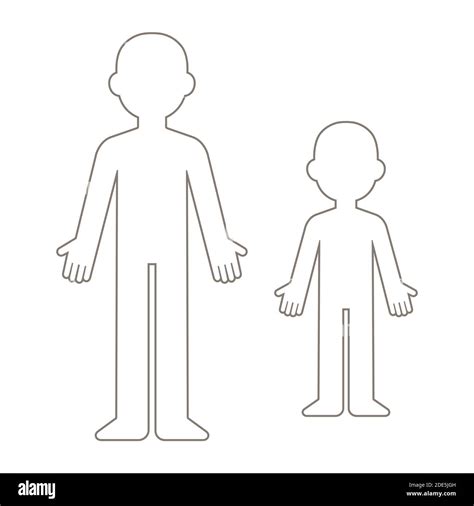 Cartoon Body Template