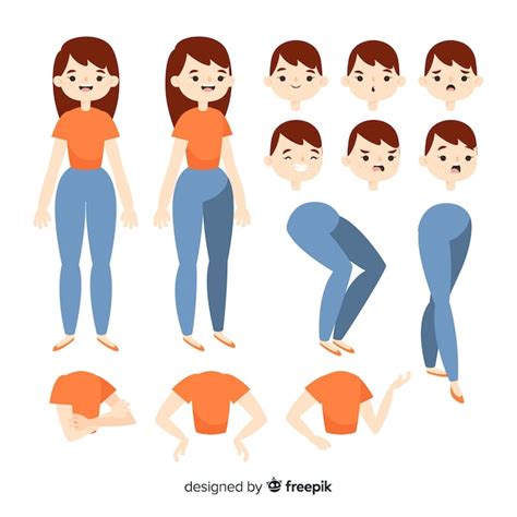 Cartoon Character Template