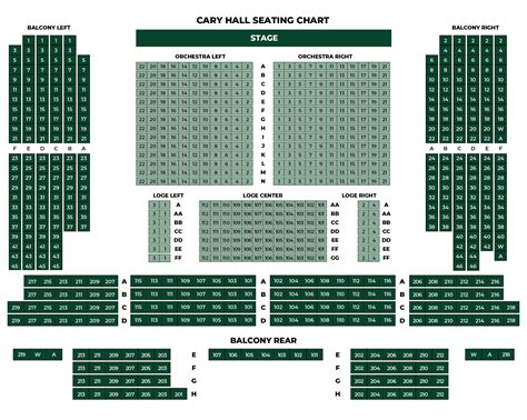 Cary Hall Lexington Ma Seating Chart