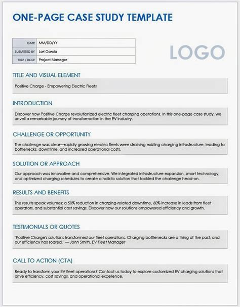Case Study Templates