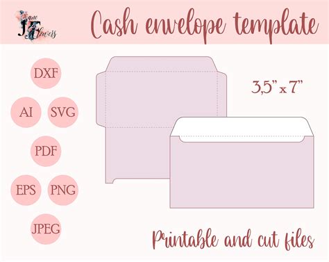 Cash Envelope Template