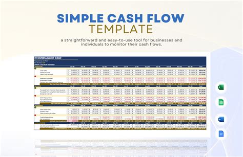 Cash Flow Template Xls
