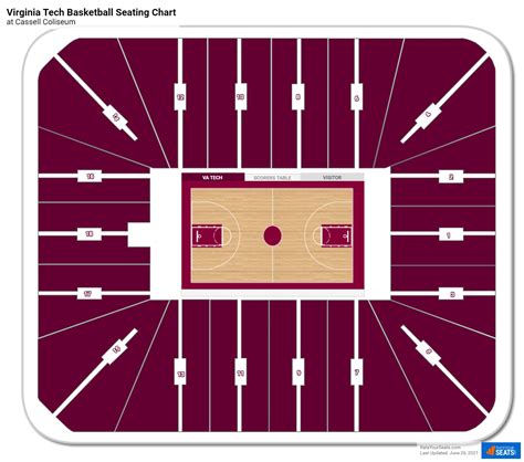 Cassell Coliseum Seating Chart