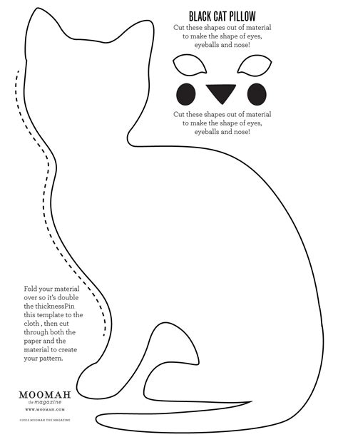 Cat Cut Out Template