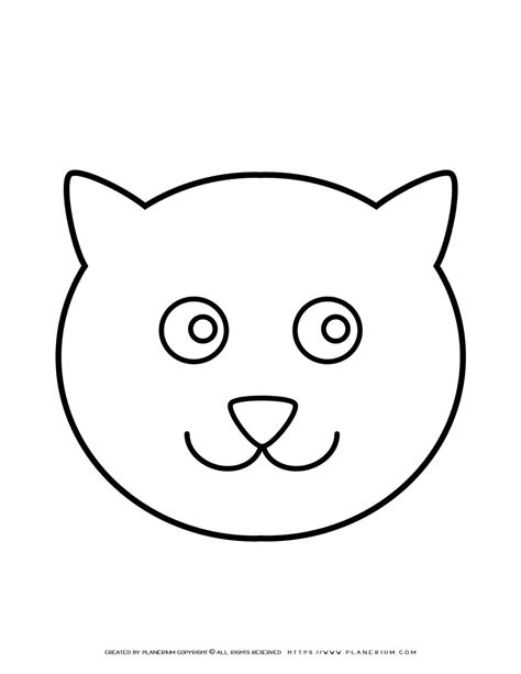 Cat Face Printable