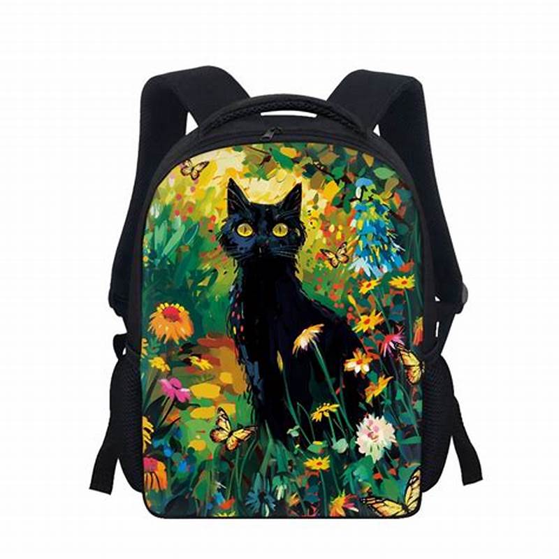 Cat Pattern Backpack