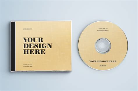 Cd Case Template Psd