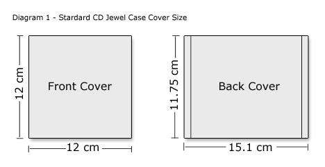 Cd Cover Size Template