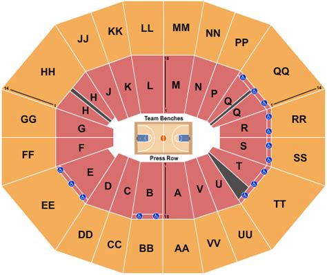 Cefcu Arena Seating Chart