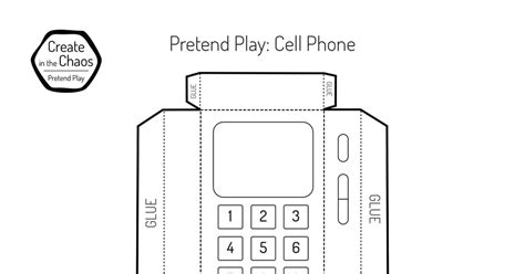 Cell Phone Template Printable