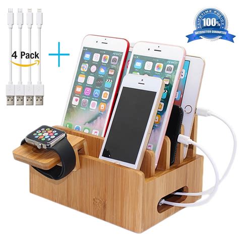 Cell phone charging station
