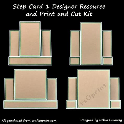 Center Step Card Template