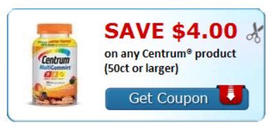 Centrum Coupon 4 Printable Free