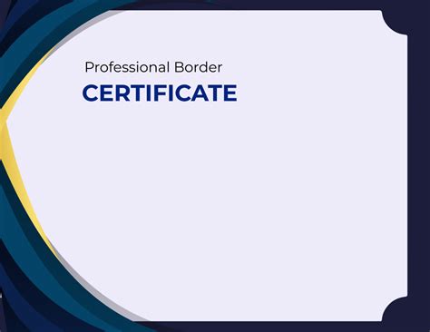 Certificate Border Template