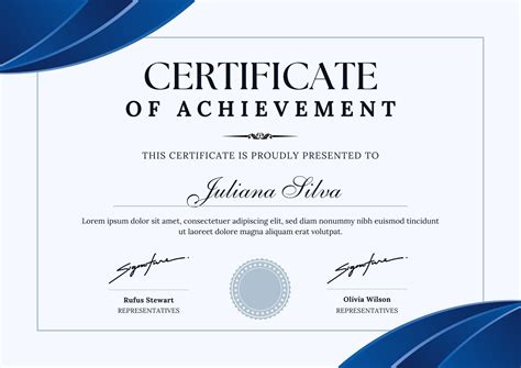 Certificate Templates Printable