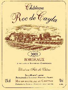 Château Roc de Cayla à Soulignac