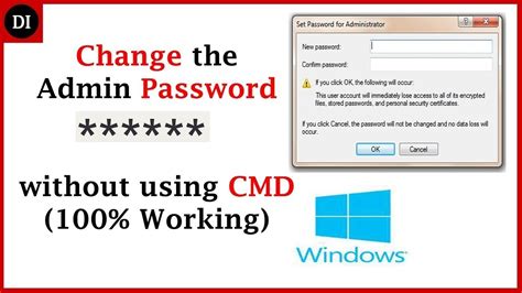 Change Administrator Account On Windows 7
