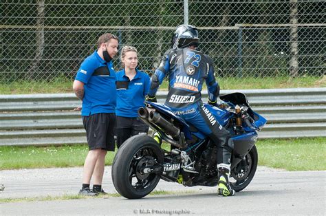 Charles Fougère pilote Yamaha France Drift Moto #72 à Le Mans