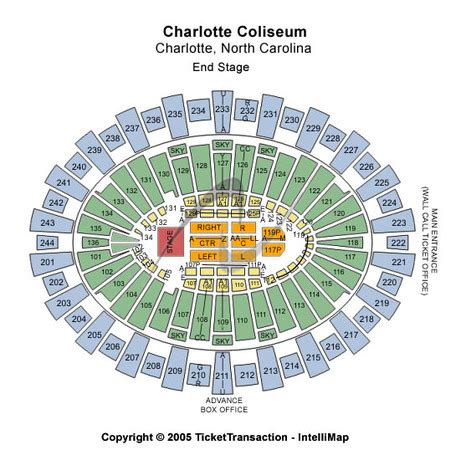 Charlotte Coliseum Seating Chart