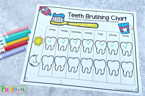 Chart For Brushing Teeth