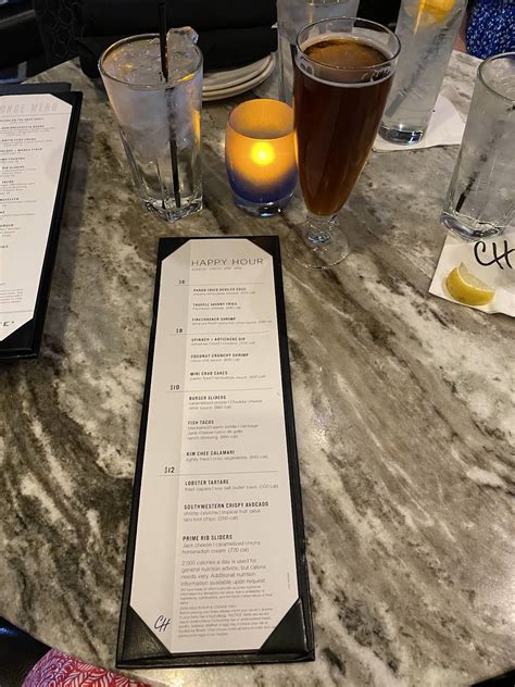 Chart House Menu Scottsdale