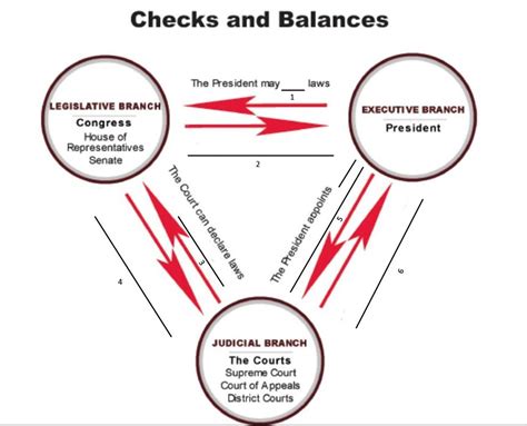Chart Of Checks And Balances System