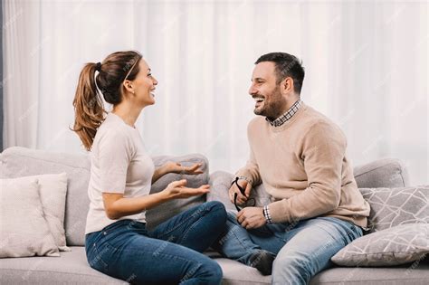 Chatting with couple