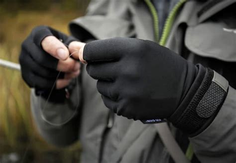 Check for damage regularly on cold weather fishing gloves