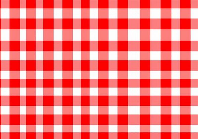 Checkered Pattern Red