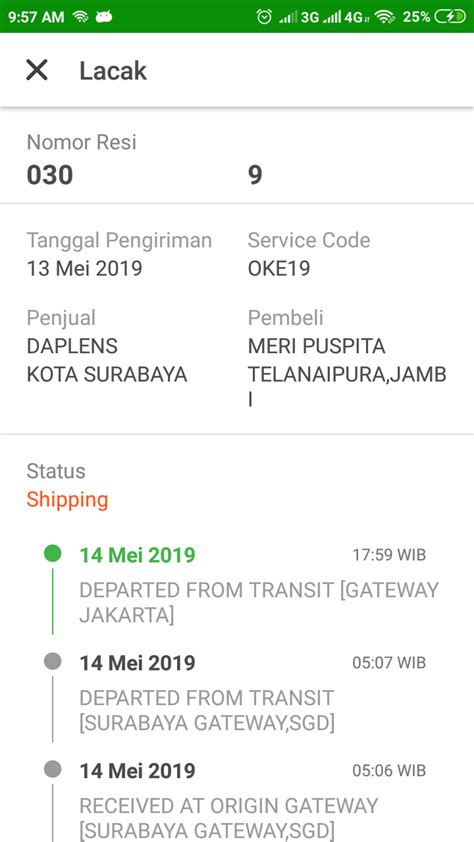Checking Delivery Fee on Tokopedia