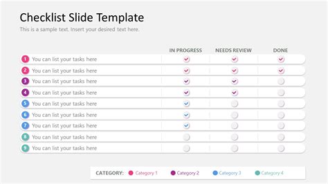 Checklist Ppt Template