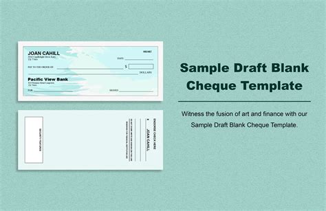 Cheque Template