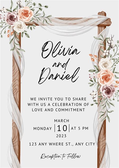 Chevron Stripe Free Printable Wedding Invitation Suite