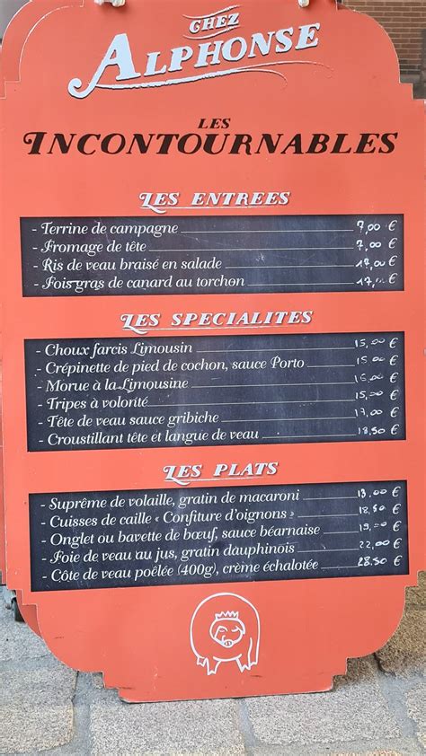 Chez Alphonse à Limoges