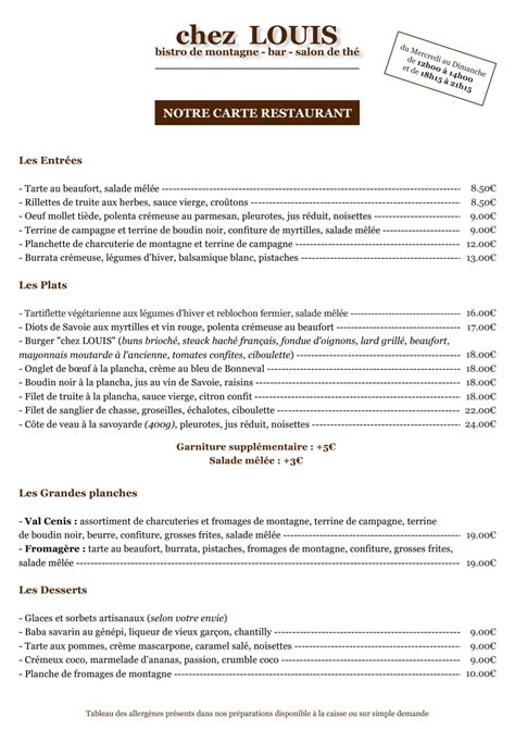 Chez Louis à Val-Cenis