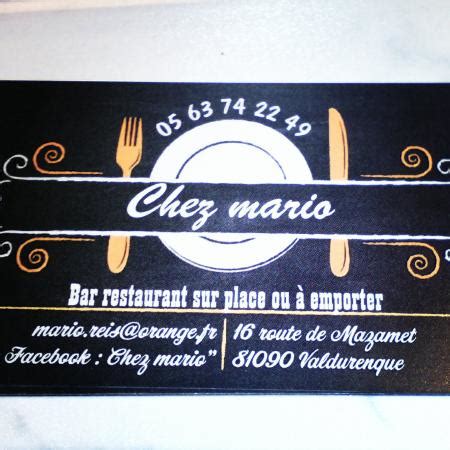Chez Mario à Valdurenque