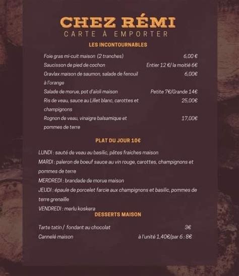 Chez Remi à Libourne