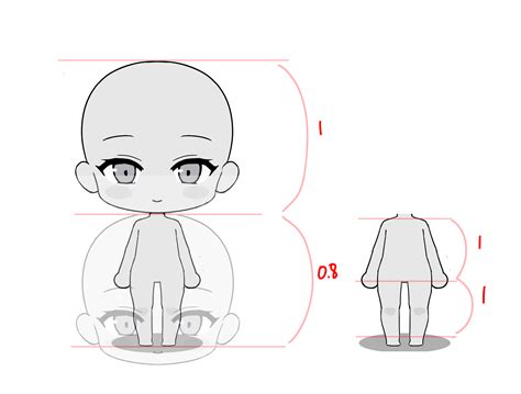 Chibi Template Drawing