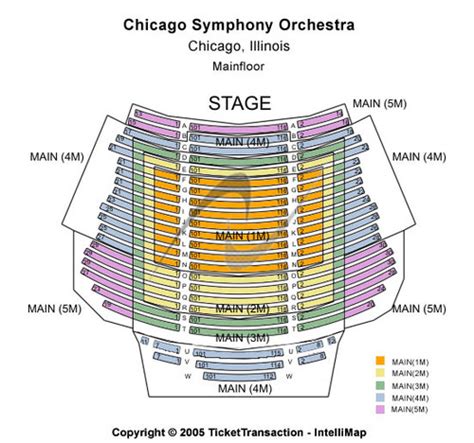 Chicago Symphony Orchestra Seating Chart